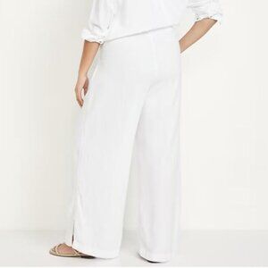 Old Navy Women's Crisp White Wide Leg Pants
